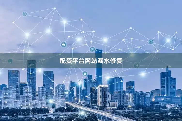 配资平台网站漏水修复