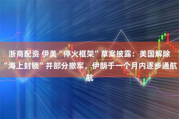 浙商配资 伊美“停火框架”草案披露：美国解除“海上封锁”并部分撤军，伊朗于一个月内逐步通航