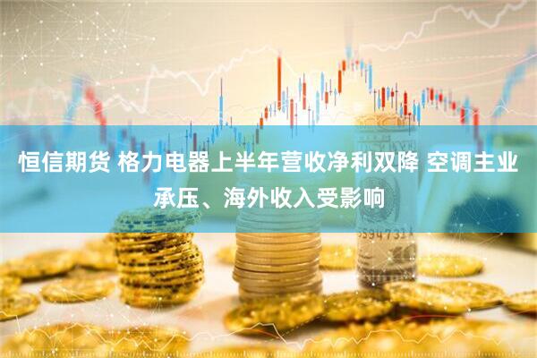 恒信期货 格力电器上半年营收净利双降 空调主业承压、海外收入受影响